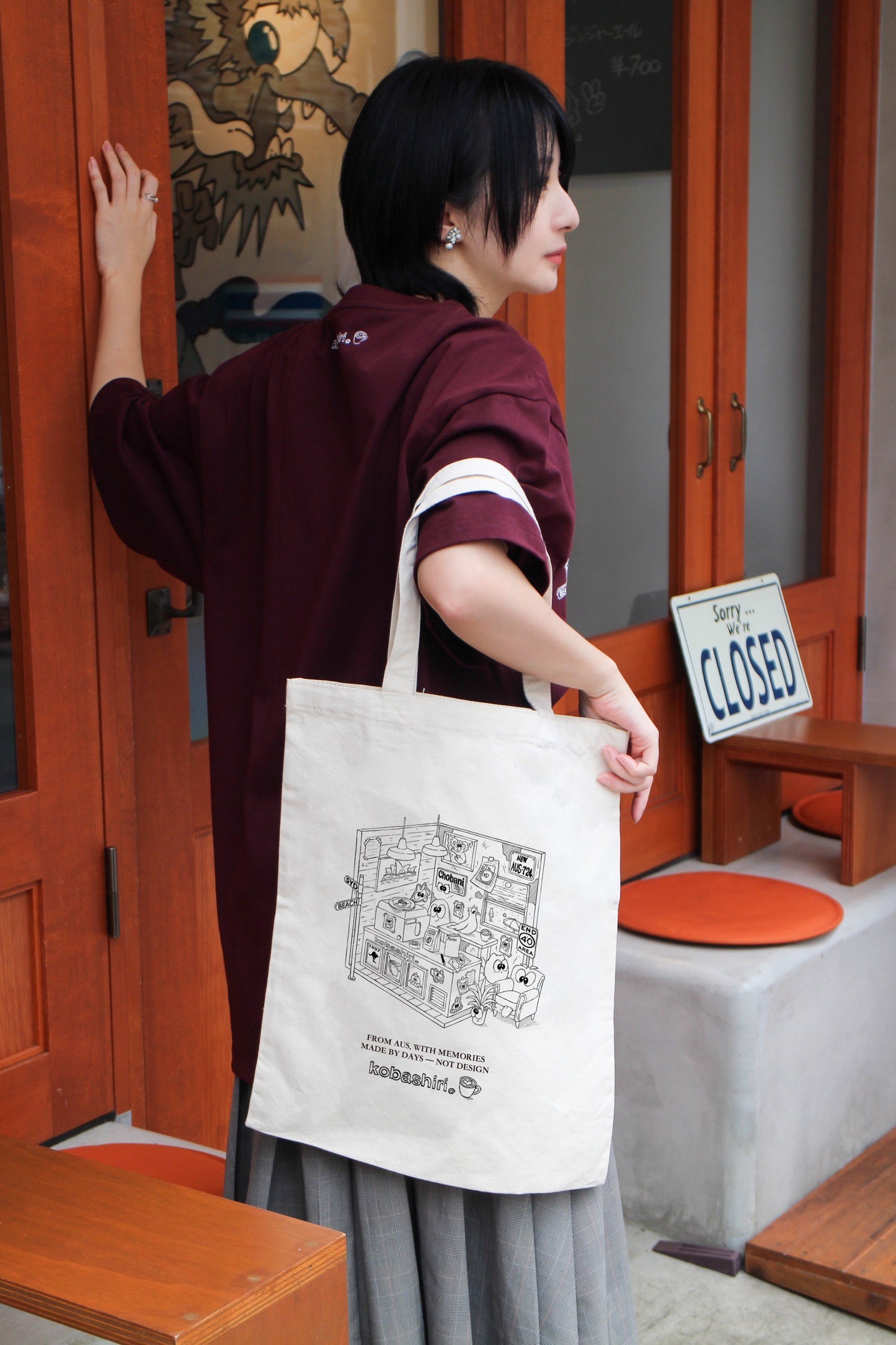 MADE BY DAYS Tote Bag - Kobashiri。x T.D. / Natural
