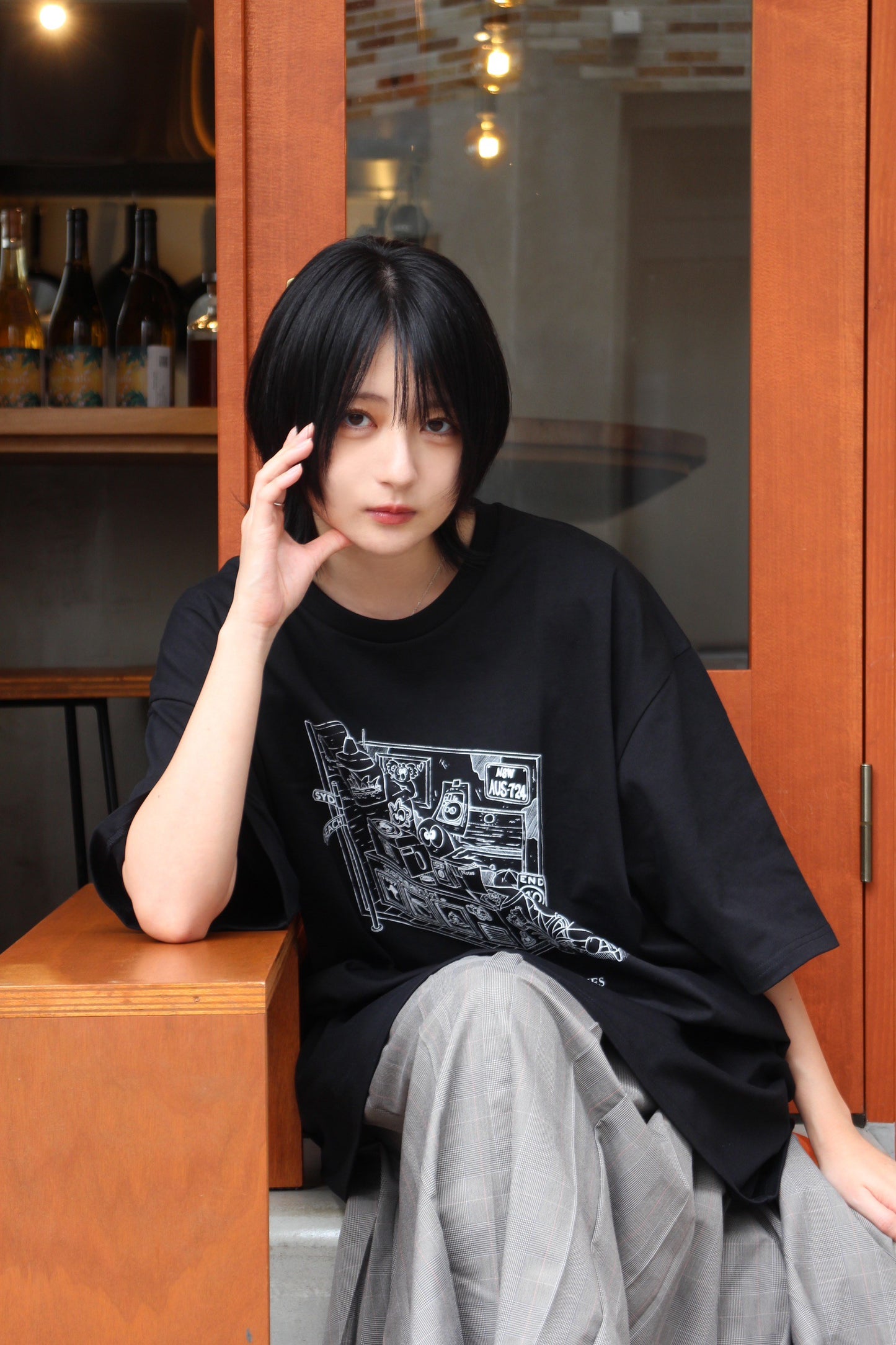 MADE BY DAYS Tee - Kobashiri。x T.D. / Black