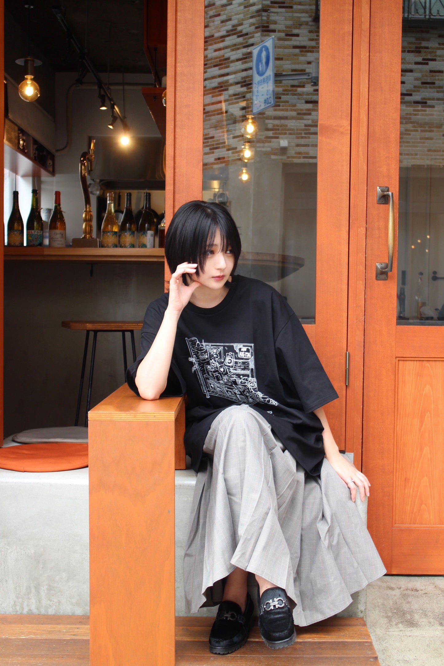 MADE BY DAYS Tee - Kobashiri。x T.D. / Black