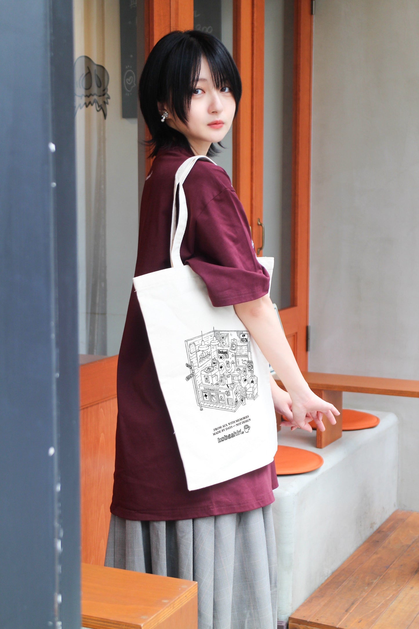 MADE BY DAYS Tote Bag - Kobashiri。x T.D. / Natural