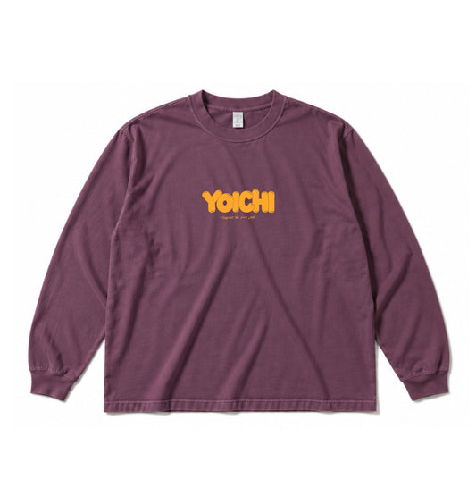 YOICHI LOGO Long-Tee / Vintage Purple