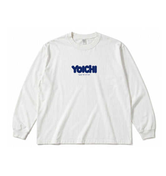 YOICHI LOGO Long-Tee / Vintage White