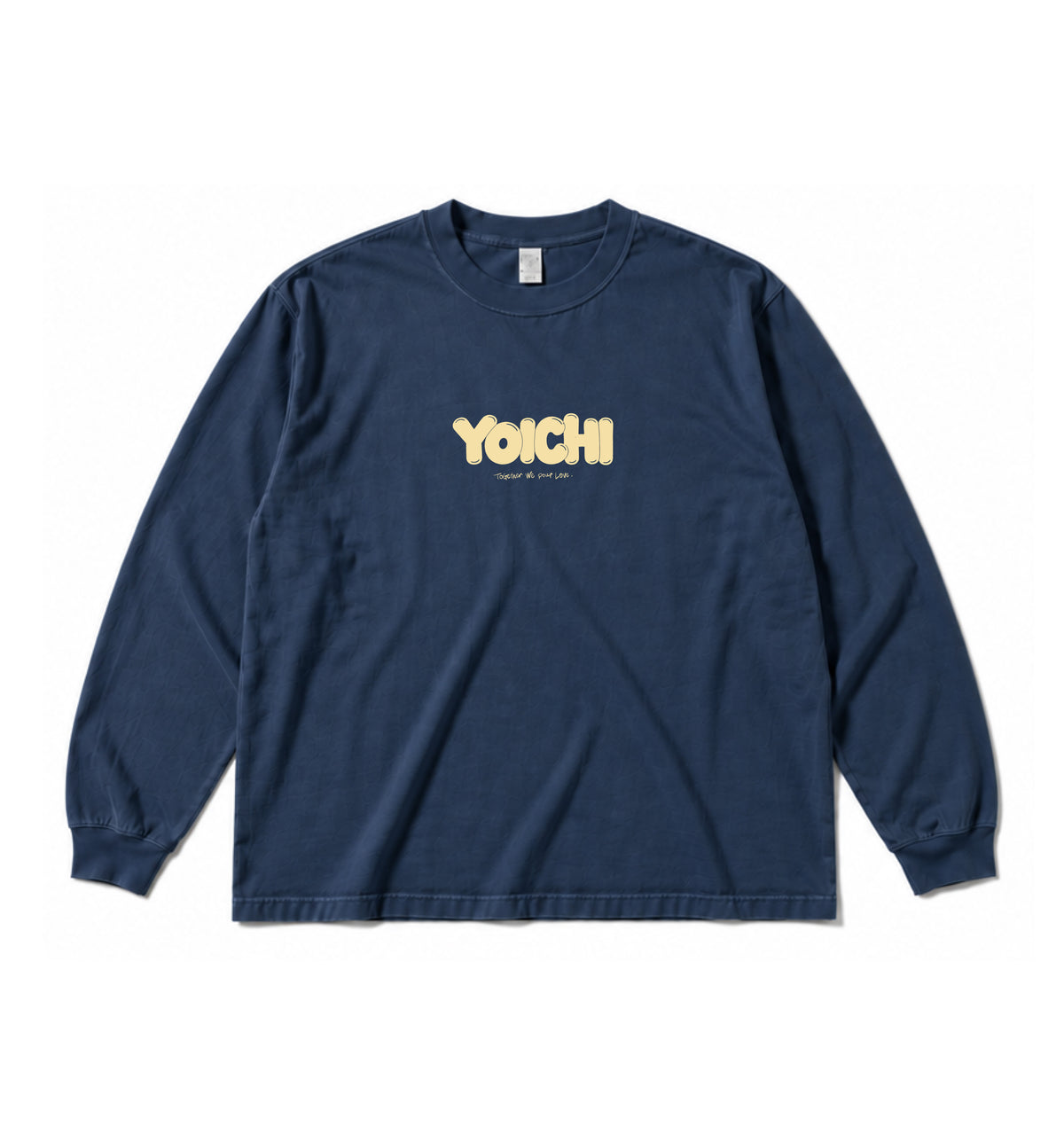 YOICHI LOGO Long-Tee / Vintage Navy