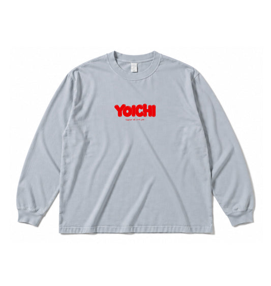 YOICHI LOGO Long-Tee / Ice Grey