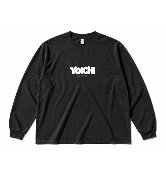 YOICHI LOGO Long-Tee / Vintage Black
