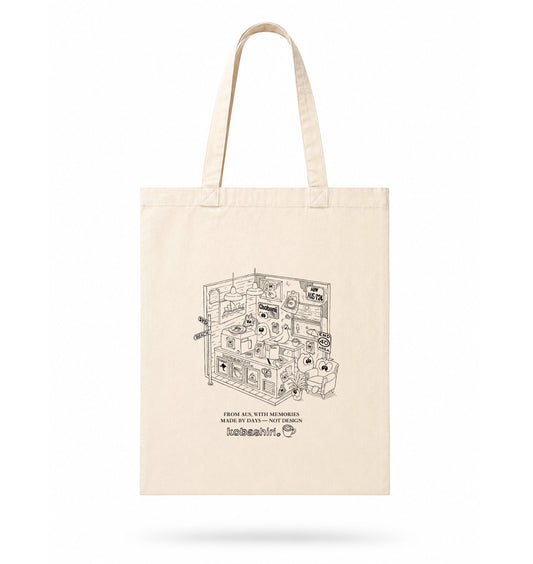 MADE BY DAYS Tote Bag - Kobashiri。x T.D. / Natural